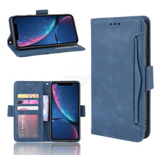 Load image into Gallery viewer, Wallet Cases For iPhone XR Case Magnetic Closure Flip Cover For iPhone X XS Max Leather Card Photo Holder Phone Bags PU Leather Flip Case Cover Stand Pocket for iPhone