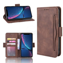 Load image into Gallery viewer, Wallet Cases For iPhone XR Case Magnetic Closure Flip Cover For iPhone X XS Max Leather Card Photo Holder Phone Bags PU Leather Flip Case Cover Stand Pocket for iPhone