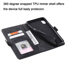 Load image into Gallery viewer, Luxury Magnetic Leather Flip Case For iPhone 14 13 12 Mini 11 Pro SE Card Holder Wallet Stand Cover Leather Wallet Flip Case Cover With Card And Cash Slot 360 Full Body Protection