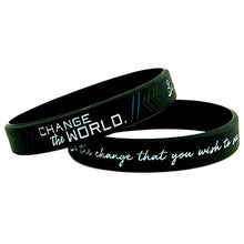 Load image into Gallery viewer, Silicone Wristband Rubber Motivation Bracelet Perfect Gift For Men Unique Jewelry Cool Style