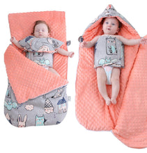 Load image into Gallery viewer, Newborn Baby Envelope Cocoon Model Sleeping Bag Infant Boy Girl Kids Sleep sack Swaddle Blanket For Baby Kids