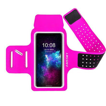 Load image into Gallery viewer, Running Gray Armband Sport Phone Case On Hand Mobile Holder Arm Band Wrist Bag For Workout