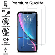 Load image into Gallery viewer, HD Full Tempered Glass Screen Protectors For iPhone 12 12 Max/12 Pro Front film iPhone X 6/6s 7 8 11 Pro Max Screen Protector Transparent Highly Clear Scratch Resistant Full Coverage Screen Glass Protector For iPhone