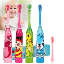 Load image into Gallery viewer, Cartoon Children Electric Toothbrush Double-sided Heads Electric Teethbrush Or Replacement Brush Perfect Electric Brush For Kids