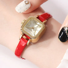 Load image into Gallery viewer, Lady Women's Watch Japan Quartz Hours Fine Fashion Dress Bracelet Leather Lovely Mini Candy Square Cute Girl Gift Julius No Box