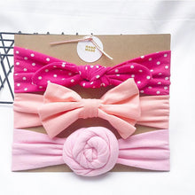 Load image into Gallery viewer, Baby Headbands For Newborn Hair Band Cute Baby Bow Flower Elastic Bow Headwear Kids Gifts Girl Hair Accessories