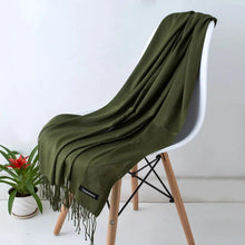 Load image into Gallery viewer, 2022 Tassel Women’s Scarf – Designer Shawl, Wrap & Hijab Pashmina