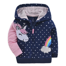 Load image into Gallery viewer, Luxury Printed New Trend Newborn Baby Hooded Cotton Sweater For Baby Girl/boys In Elegant Modern Luxury Style With Unicorn