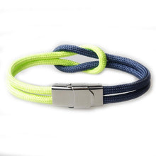 Load image into Gallery viewer, New Elegant Fashion Multi-Layer Concentric Modern Knot Rope Men Anchor Luxury Bracelet Charm Fine Bracelets For Women Fold Over Clasp Navy Style Jewelry