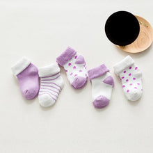 Load image into Gallery viewer, 5 Pair High Quality Thicken Cartoon Comfort Cotton Newborn Socks Kids Boy And Girl Socks