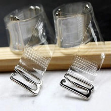 Load image into Gallery viewer, 1Pair/2Pairs/3Pairs Metal Buckle Bra Straps Belt Women's Elastic Transparent Silicone Adjustable Invisible Intimates Accessories