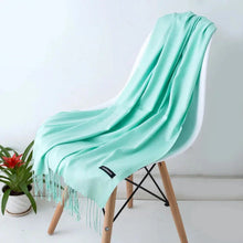 Load image into Gallery viewer, 2022 Tassel Women’s Scarf – Designer Shawl, Wrap & Hijab Pashmina