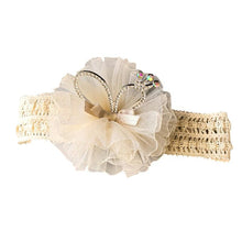 Load image into Gallery viewer, ILuxury Handmade Infant Child Hair Band Three-dimensional Alloy Rhinestone Crown Headdress Elastic Headband Turban For Baby Girls