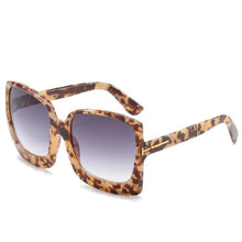 Load image into Gallery viewer, Fashion Oversized Women Square Big Frame Graduent Woman and Lady Sunglasses Brand Designer with UV400 Protection gafas de sol mujer