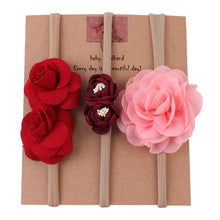 Load image into Gallery viewer, Flower Trendy Baby Headband For Girl Bows Crown Head Bands Cute Newborn Headbands Hairbands Baby Hair Accessories