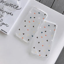 Load image into Gallery viewer, Cute Hearts Pattern Slim Thin Soft Shockproof Silicone Protective Case Case For Iphone 11 Case Cover Silicone Soft Cover For Iphone 5 5s Se 2020 6s 7 8 Plus Xs 11 Pro Max X Xr