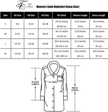 Load image into Gallery viewer, Tony&Candice Women's Nightshirt Satin Silk Sleepwear Sexy Female Nightgown Home Dress Solid Nightwear For Women Sleep Lounge