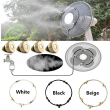 Load image into Gallery viewer, Garden Water Sprayer Portable Mist Fan Ring Fog Maker Summer Cooling System With Brass Nozzles For Outdoor Patio Nebulizer