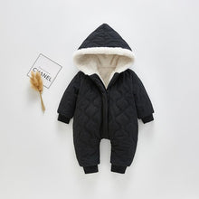 Load image into Gallery viewer, Modern Elegant Winter Children's baby Plush Thickened Cotton Jumpsuit Jacket For New Baby Boys and Girls