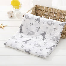 Load image into Gallery viewer, Muslin Cotton Diaper Baby Blankets Newborn Swaddle Blanket Infant Multi Purpose Bath Towel