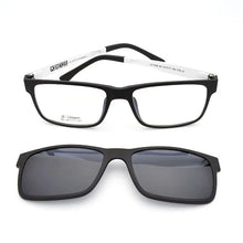 Load image into Gallery viewer, Ultra-Light Tungsten Titanium Eyeglasse Frame With Magnet Clip On Myopia Glasses Polarized Sunglasses 3D Lens Night Vision jkk80