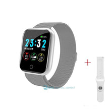 Load image into Gallery viewer, Luxury NEW Fashion Style Stainless Steel Smart Watch For Women and Men Electronics Sport Wrist Watch For Android IOS Square Smartwatch Smart