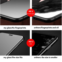 Load image into Gallery viewer, 2PCS matte Glass for iPhone 11 12 13 14 Pro Max 7 8 Plus frost screen protector on iphone 12 13 11 mini SE 2020 6s X XR XS glass Flexible Soft Screen Guard Glass Screen Protector For iPhone