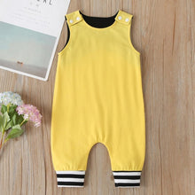 Load image into Gallery viewer, New Baby Boys Girls Outfits Clothes Newborn Baby Kids Rompers Toddler Solid Striped Sleeveless Cotton Jumpsuit Playsuit For Kids