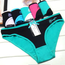 Load image into Gallery viewer, Free Shipping 5pcs/Lot Women's Panties Girl Briefs Fashion Cotton Underwear Lady Hot Selling 89038
