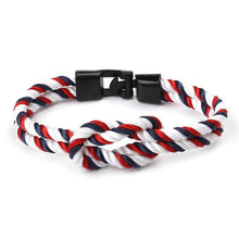 Load image into Gallery viewer, Modern Elegant Multi-Layer Concentric New Knot Braided Nylon Rope Men Anchor Amazing Bracelet Charm Couple Bracelets For Women Navy Jewelry Friendship