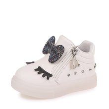 Load image into Gallery viewer, New Fashion Children Glowing Shoes Princess Bow Girls Led Shoes Spring Autumn Cute Baby Sneakers Shoes