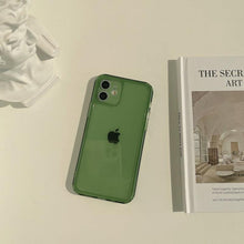 Load image into Gallery viewer, Transparent Soft Silicone Bumper Protection Retro Color Transparent Shockproof Phone Case New Silicone Phone Case Cover For Iphone 7 8 Plus 11 12 Mini 13 Pro Max X Xr Xs Max Shockproof