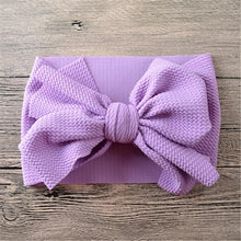 Load image into Gallery viewer, Newborn Large Bow Headwrap for Baby Girl Fabric Messy Bow Headband Turban Bowknot Tie