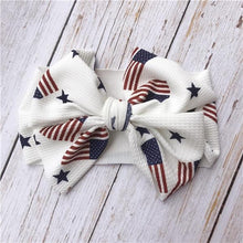 Load image into Gallery viewer, Luxury Modern printed Baby Girls Bow Hairband Turban Knot Headband Girl Headwear Newborn Girl Turban Hairband For Girls