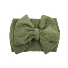 Load image into Gallery viewer, Baby Girls Headband Toddler Big Bow Hairband Cute Solid Stretch Turban For Baby Girls