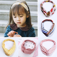 Load image into Gallery viewer, Cute Baby Girl Headbands Twisted Knotted Elastic Kids Hair Bands Turban Soft Children Head Bands for Baby Girls Hair Accessories