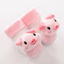 Load image into Gallery viewer, Cartoon Newborn Baby Toddler Floor Non-slip Socks Cotton With Bell Doll Baby Girls & Boys Soft Shoes For Kids