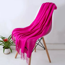Load image into Gallery viewer, 2022 Tassel Women’s Scarf – Designer Shawl, Wrap & Hijab Pashmina
