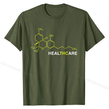 Load image into Gallery viewer, THC Healthcare Cannabis Medical T-Shirt Cotton Men Tops Shirts Normal Tshirts Summer Coupons