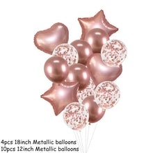 Load image into Gallery viewer, 14Pcs Multi Confetti Balloons For Happy Birthday Party Balloons In Several Luxury Variant Helium Ballons For Celebrations for Boy Girls and Babies party