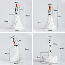 Load image into Gallery viewer, Kids Popular Space Shuttle Lamp and Moon lamps In Night Light By 3D Print For Space Lovers Rocket Lamp