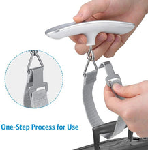 Load image into Gallery viewer, Handled Digital Weighing Steelyard Mini luggage Scale for Fishing Travel Suitcase Electronic Hanging Hook Scale Kitchen Tool