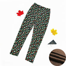 Load image into Gallery viewer, Baby Girls Leggings Thick Warm Dot Pants Kid Girl Leopard Plus Pants Children Vintage Flowers Trousers For Girls Kids