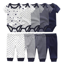 Load image into Gallery viewer, Solid Bodysuits Pants Baby Boy Clothes Clothing Sets 0-12M Unisex Newborn Baby Pajamas Romper Jumpsuit For Boys and Girls Kids