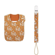 Load image into Gallery viewer, Floral Vintage Newborn Double Side Bibs Boys Girls Waterproof Linen Cotton Saliva Towel