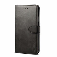 Load image into Gallery viewer, Luxury Red Leather Magnetic Flip Case For Iphone 14 12 13 11 11 Pro Max Xr Xs Max X Wallet Cover For iphone Leather Wallet Case Card Slots Kickstand Magnetic Buckle Flip Phone Cover