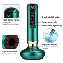 Load image into Gallery viewer, Chinese Electric Suction Cupping Set Beauty Massager Glass Jars Anti Cellulite Cupping Vacuum Slimming Guasha