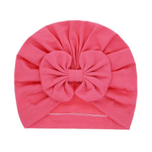 Load image into Gallery viewer, Children Baby Hat Kids Bow Cap Newborn Girls Photography Props Turban Infant Props For Baby Girls