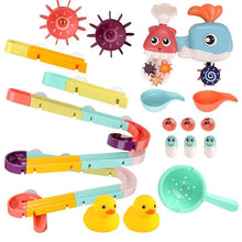 Load image into Gallery viewer, Bath Toys Suction Cup Marble Race Orbits Track Kids Bathroom Bathtub Play Water Toy Shower Games For Kids