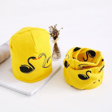 Load image into Gallery viewer, Star Print Cotton Hat And Scarf Baby Beanie Kids Caps Children's Accessories For Boys and Girls